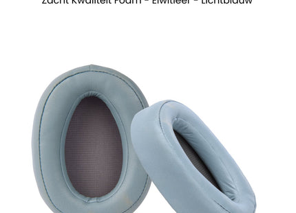 Oorkussens Geschikt Voor Sony WH-H900N & MDR-100ABN - Lichtblauw 123accessoire.nl