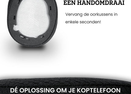 Oorkussens Geschikt voor JBL Live 650BTNC Koptelefoon - Zwart 123accessoire.nl