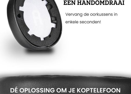 Oorkussens Geschikt Voor JBL Tune 700BT / 750BTNC - Zwart 123accessoire.nl