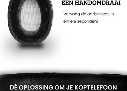 Oorkussens Geschikt Voor Sony WH-H900N & MDR-100ABN - Zwart 123accessoire.nl