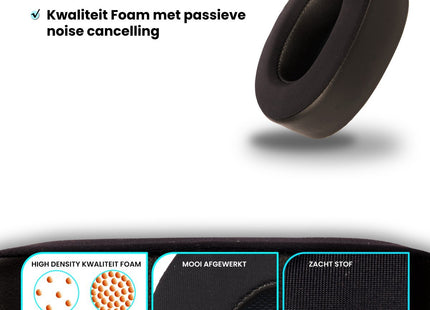 Oorkussens Geschikt Voor JBL Live 650BTNC / 660NC - Zwart 123accessoire.nl