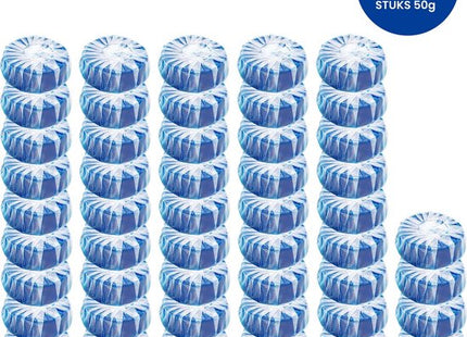 Toiletblokjes Inbouwreservoir Voordeelverpakking – 54 Stuks WC Blokjes – Blauw 123accessoire.nl