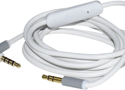 Audio Kabel 1.5 Meter Geschikt voor Beats Solo Studio Mixr - Met Microfoon - Wit