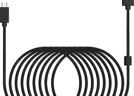 Audio Kabel 2 Meter Geschikt voor Logitech G933 & G633 Gaming Headset - Met Magnetische Ring - Zwart