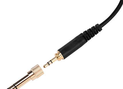 Audio Kabel 2 Meter Voor Sennheiser HD25, 560, 540, 480 & 430 Koptelefoon - Inclusief 3.5mm Naar 6.3mm