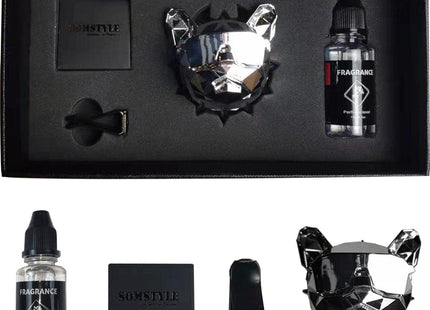 Luxe Autoparfum - Zoete Geur Auto - Luchtverfrisser - Bulldog Zilver