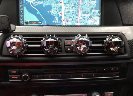 Luxe Autoparfum - Zoete Geur Auto - Luchtverfrisser - Bulldog Zilver