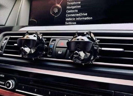 Luxe Autoparfum - Zoete Geur Auto - Luchtverfrisser - Dubbele Bulldog Goud