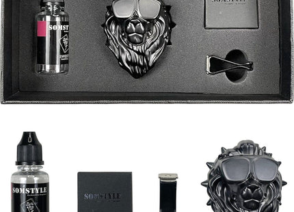 Luxe Autoparfum - Zoete Geur Auto - Luchtverfrisser - Lion Zwart