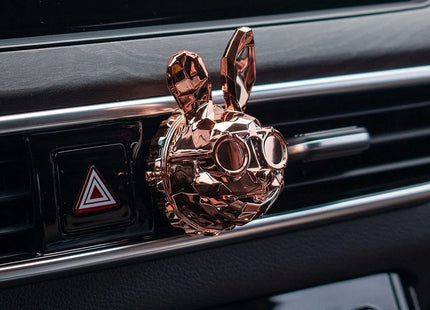 Luxe Autoparfum - Zoete Geur Auto - Luchtverfrisser - Rabbit Rose Gold