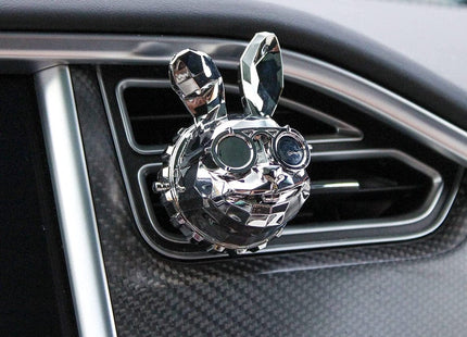 Luxe Autoparfum - Zoete Geur Auto - Luchtverfrisser - Rabbit Zilver