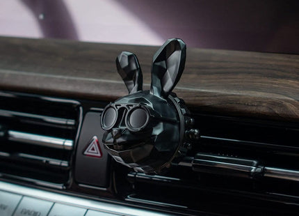 Luxe Autoparfum - Zoete Geur Auto - Luchtverfrisser - Rabbit Zwart