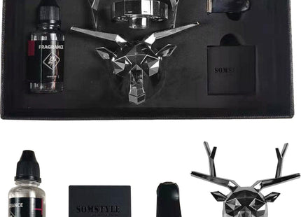 Luxe Autoparfum - Zoete Geur Auto - Luchtverfrisser - Rendier Zilver