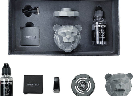 Luxe Autoparfum - Zoete Geur Auto - Luchtverfrisser - Tiger Grijs