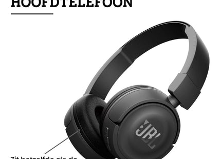 Oorkussens Geschikt Voor JBL Tune 600, 600BTNC, 500, 500BT, T500, T500BT, T450, T450BT & JR300BT - Zwart