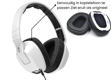 Oorkussens Geschikt Voor Skullcandy Crusher Wired - Zwart