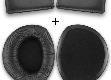 Oorkussens Met Hoofdband Set Geschikt Voor Sennheiser HDR165 HDR175 HDR185 HDR195 / RS165 RS175 RS185 RS195 - Zwart