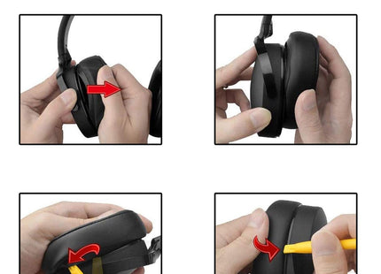 Oorkussens Met Hoofdband Set Geschikt Voor Skullcandy Crusher Wireless, Hesh 3 - Zwart