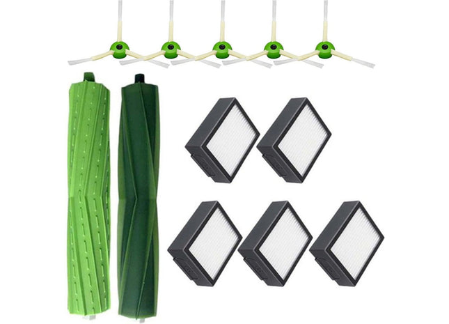 Stofzuiger Vervangingsset Geschikt Voor iRobot Roomba E5, E6, E7 & i7 - 12-Delig