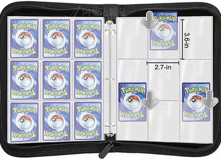 Verzamelmap Geschikt Voor Pokémon - Map Voor 400 Kaarten - Zwart