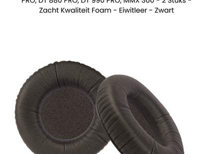 Oorkussens Geschikt Voor Beyerdynamic DT770, DT880, DT990, DT 770 PRO, DT 880 PRO, DT 990 PRO & MMX 300 - Zwart 123accessoire.nl