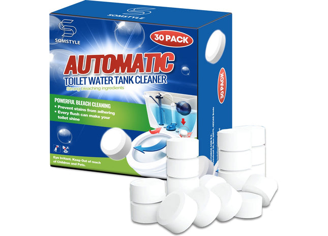 Toiletblokjes Inbouwreservoir – 30 Stuks WC Blokjes – Voordeelverpakking - Wit 123accessoire.nl