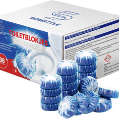 Toiletblokjes Inbouwreservoir Voordeelverpakking – 36 Stuks WC Blokjes – Blauw 123accessoire.nl