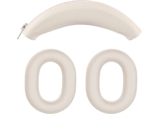 Cover Geschikt voor Sony WH-1000XM4 & WH-1000XM3 Koptelefoon - Beige 123accessoire.nl