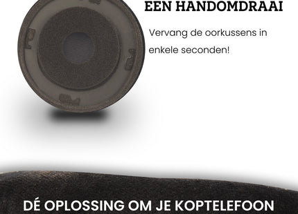 Oorkussens Geschikt Voor AKG K601, K701, K702, Q701 & K612 - Zwart 123accessoire.nl