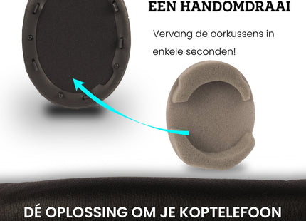 Oorkussens Geschikt Voor Sony WH1000XM4 - Zwart 123accessoire.nl