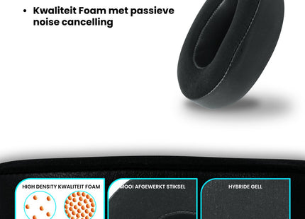 Oorkussens Geschikt Voor Steelseries Arctis Nova Pro Wireless Headset - Zwart 123accessoire.nl