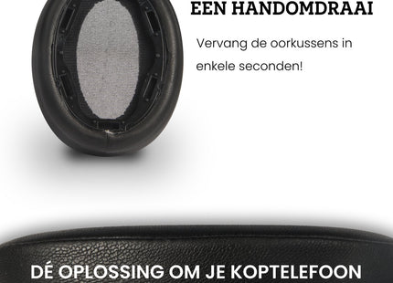 Oorkussens Geschikt Voor Sony WH-H910N - Zwart 123accessoire.nl