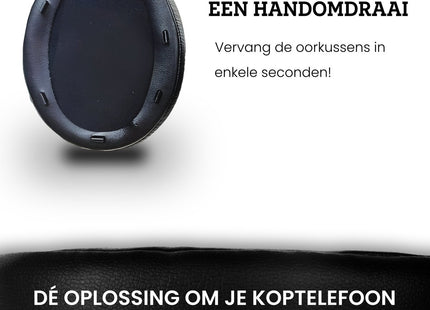 Oorkussens Geschikt Voor Sony WH-XB910N Koptelefoon - Zwart 123accessoire.nl