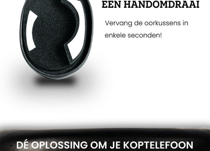 Oorkussens Geschikt Voor Jabra Elite 85h Wireless - Zwart 123accessoire.nl