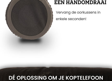 Oorkussens Geschikt Voor Sennheiser Urbanite XL (Over-Ear) - Zwart 123accessoire.nl