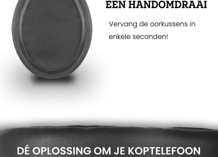 Oorkussens Geschikt Voor Sennheiser HD 4.40BT & HD 4.50BT (NC) - Zwart 123accessoire.nl