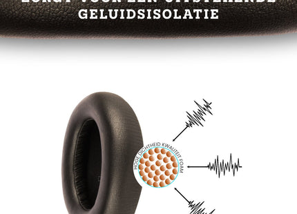 Oorkussens Geschikt Voor Anker Soundcore Life Q20 & Q20BT - Zwart 123accessoire.nl