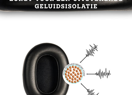 Oorkussens Geschikt Voor Jabra Elite 85h Wireless - Zwart 123accessoire.nl