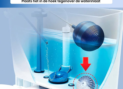 Somstyle Toiletblokjes Inbouwreservoir – 30 Stuks WC Blokjes – Voordeelverpakking - Blauw / Wit 123accessoire.nl