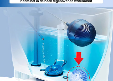 Toiletblokjes Inbouwreservoir 30 Stuks - WC Blokjes - Lavendel / Ocean / Lemon 123accessoire.nl