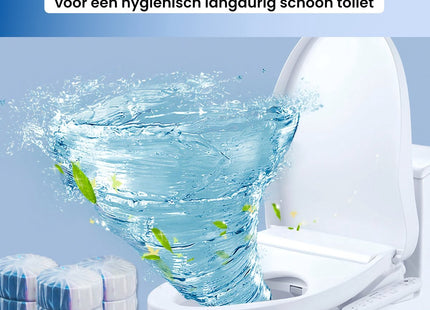 Somstyle Toiletblokjes Inbouwreservoir – 30 Stuks WC Blokjes – Voordeelverpakking - Blauw / Wit 123accessoire.nl