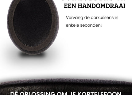 Oorkussens Geschikt Voor Bose QC45 - Zwart 123accessoire.nl