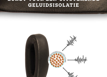 Oorkussens Geschikt Voor Sennheiser GSP 600, 670 & 500 - Zwart 123accessoire.nl