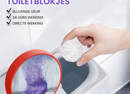 Toiletblokjes Inbouwreservoir – 30 Stuks WC Blokjes – Voordeelverpakking - Wit 123accessoire.nl