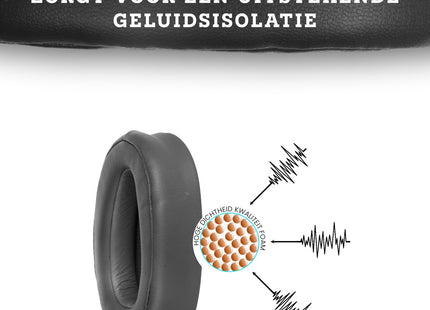 Oorkussens Geschikt Voor Sony WH-H900N & MDR-100ABN - Donkergrijs 123accessoire.nl