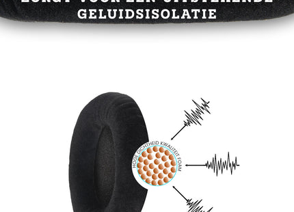 Luxe Oorkussens Geschikt Voor Sennheiser HD 515 - Zwart 123accessoire.nl