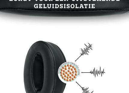 Oorkussens Geschikt Voor Sennheiser HD350BT & HD458BT - Zwart 123accessoire.nl