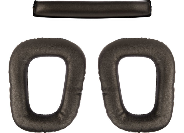 Oorkussens Met Hoofdband Set Geschikt Voor Logitech G35/G230/G332/G430/G432/F430/F450/G930 Headset - Zwart 123accessoire.nl