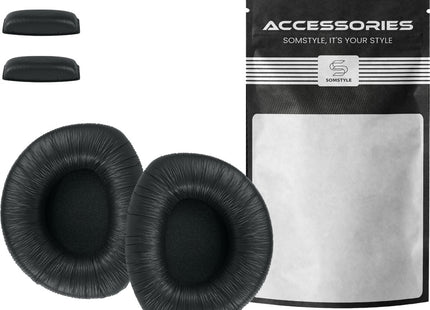 Oorkussens Met Hoofdband Set Geschikt Voor Sennheiser HDR160 HDR170 HDR180 RS160 RS170 RS180 - Zwart 123accessoire.nl