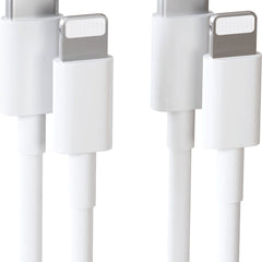 2-Pack Oplaadkabel Geschikt voor iPhone 14, Pro, Pro Max - Quick Charge - 1 Meter
